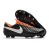 Zapatos de Fútbol Nike Tiempo Legend VIII Elite FG Negro Blanco Naranja
