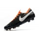 Zapatos de Fútbol Nike Tiempo Legend VIII Elite FG Negro Blanco Naranja