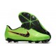 Nike Zapatos de Futbol Phantom Venom Elite FG Verde Strike Negro