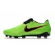 Nike Zapatos de Futbol Phantom Venom Elite FG Verde Strike Negro