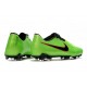 Nike Zapatos de Futbol Phantom Venom Elite FG Verde Strike Negro