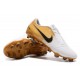 Nike Zapatos de Futbol Phantom Venom Elite FG Blanco Oro Negro