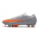 Nike Mercurial Vapor XIII CR7 Elite FG ACC Blanco Total Naranja Negro