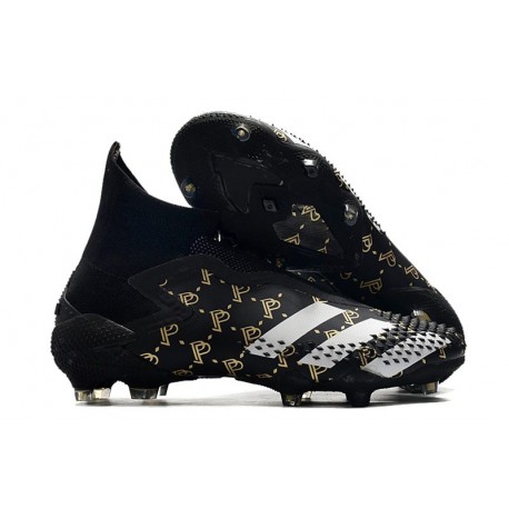 Bota de Fútbol Paul Pogba adidas Predator Mutator 20+ PP FG Negro Gris