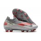 Nike Tacos 2020 Phantom VSN II Elite DF FG -Gris Negro Rojo
