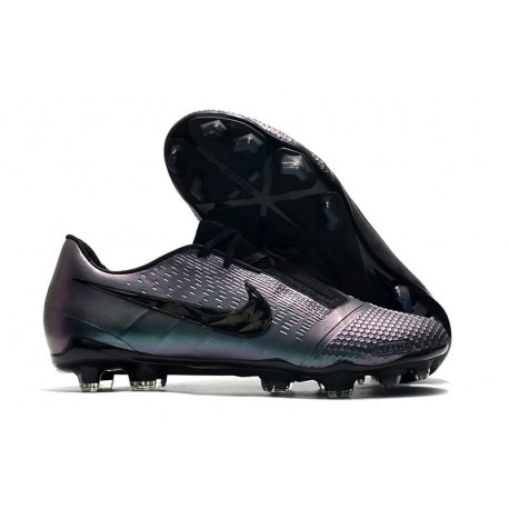 Nike Zapatos Futbol Phantom Venom Elite FG Negro Azul Láser Antracita