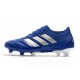 Zapatilla Futbol Adidas COPA 20.1 FG Azul Royal Plateado metalizado
