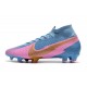 Nike Mercurial Superfly 7 Elite DF FG Azul Rosa Oro