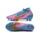 Nike Mercurial Superfly 7 Elite DF FG Azul Rosa Oro
