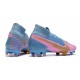 Nike Mercurial Superfly 7 Elite DF FG Azul Rosa Oro