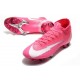 Nike Mercurial Superfly 7 Elite FG x Mbappé Explosión Rosa Blanco Negro