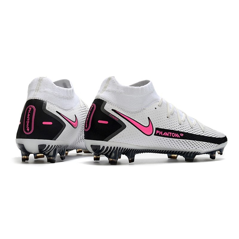 Nike Phantom Generative Texture GT Elite DF FG Blanco Rosa Negro