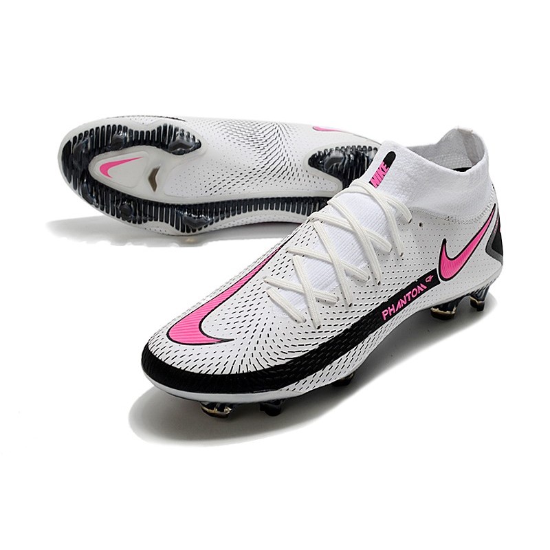 Nike Phantom Generative Texture GT Elite DF FG Blanco Rosa Negro