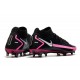 Nike Phantom Generative Texture GT Elite DF FG Negro Plateado Rosa